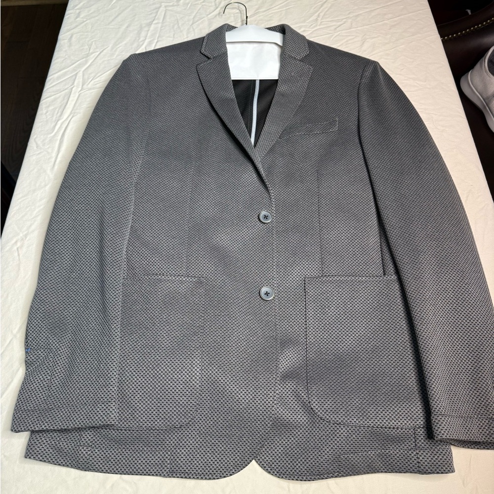 Vince Camuto Textured Gray Blazer